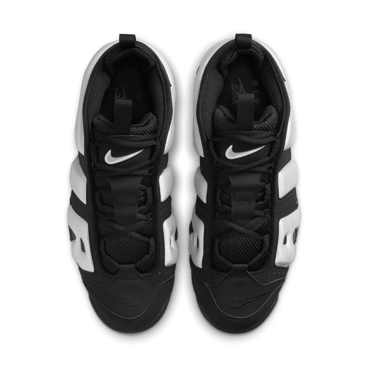 Nike Air More Uptempo Low 'Black/Metallic Silver'