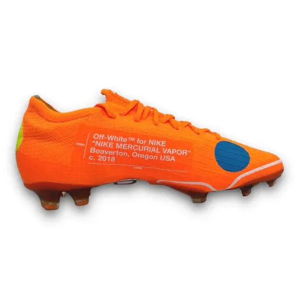 Nike Mercurial Vapor 12 Elite 360 FG x Off-White - Edição Limitada  🟢 𝗣𝗢𝗥 𝗥$𝟮𝟲,𝟬𝟬 🟢