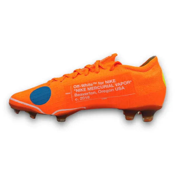 Nike Mercurial Vapor 12 Elite 360 FG x Off-White - Edição Limitada  🟢 𝗣𝗢𝗥 𝗥$𝟮𝟲,𝟬𝟬 🟢