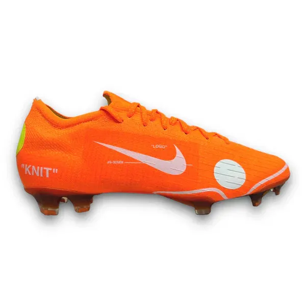 Nike Mercurial Vapor 12 Elite 360 FG x Off-White - Edição Limitada  🟢 𝗣𝗢𝗥 𝗥$𝟮𝟲,𝟬𝟬 🟢