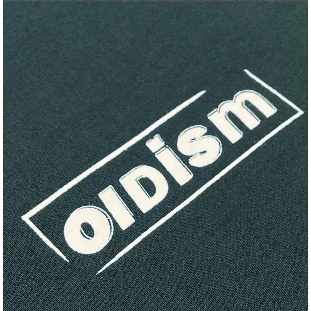 OLDISM OLD/SM  GOOD HOOD EMBROIDERY LOGO TEE-DARK GREEN