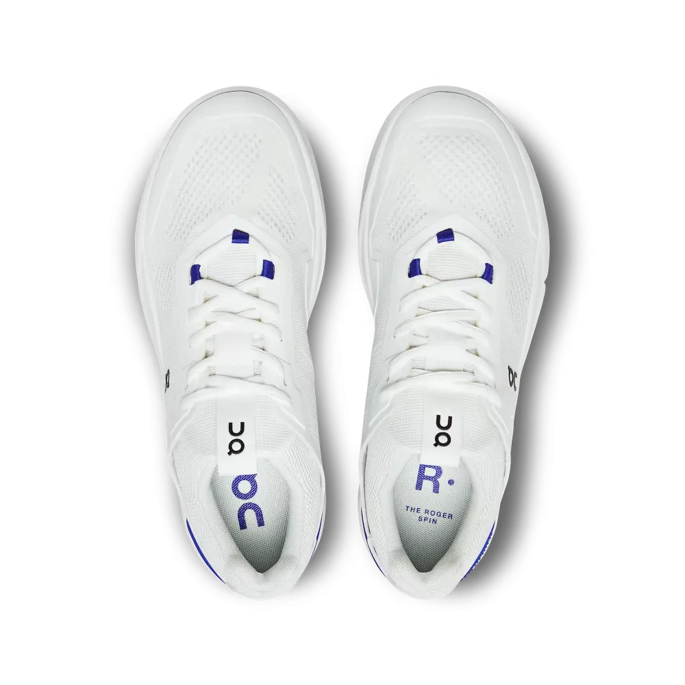 On Running Women's The Roger Spin Shoes - Undyed White / Indigo