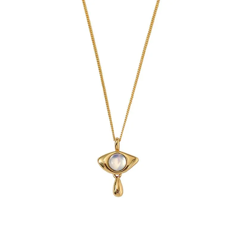 Opal Gold Chain Necklace (US)