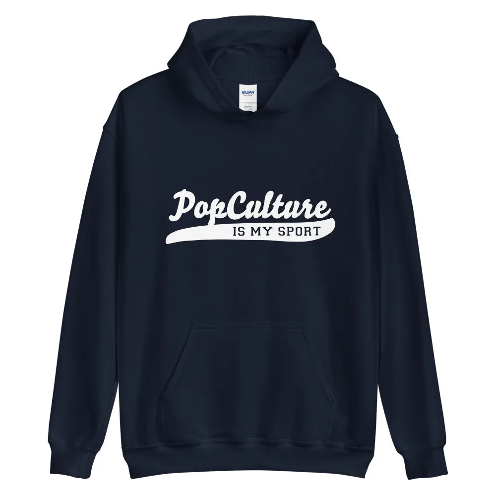 Pop Culture Is My Sport with Ereinfive #5 Jersey on back Unisex Hoodie by Be There in Five