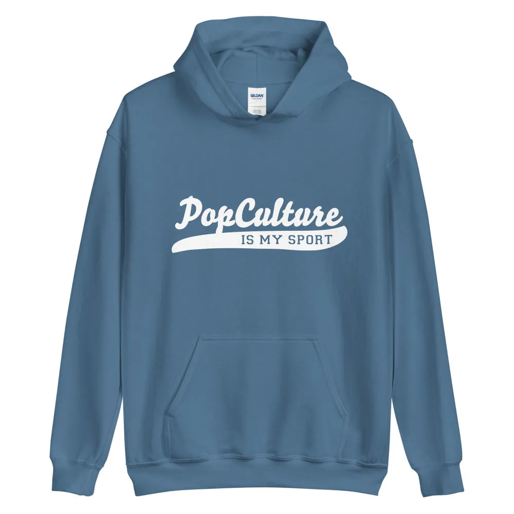 Pop Culture Is My Sport with Ereinfive #5 Jersey on back Unisex Hoodie by Be There in Five