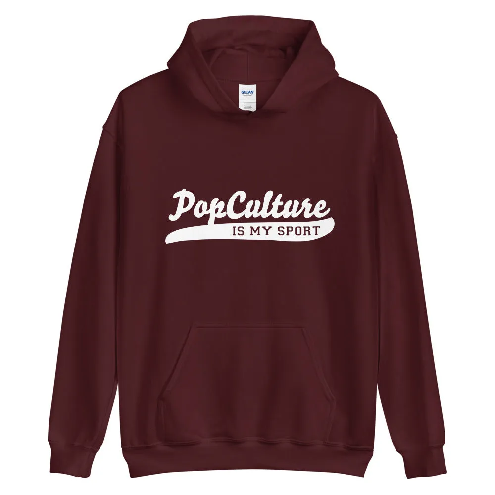 Pop Culture Is My Sport with Ereinfive #5 Jersey on back Unisex Hoodie by Be There in Five