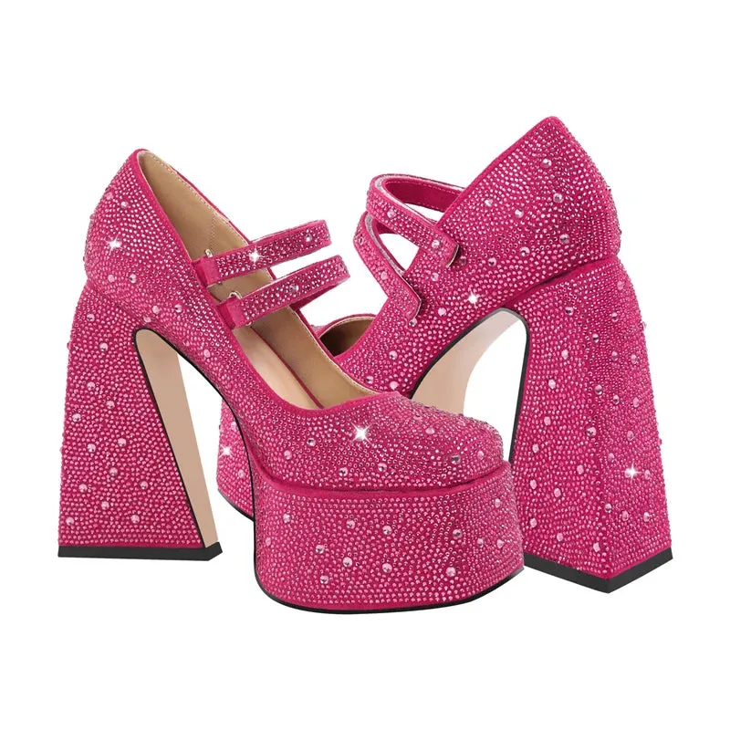 Pumps Queen Rivars (Fuchsia)