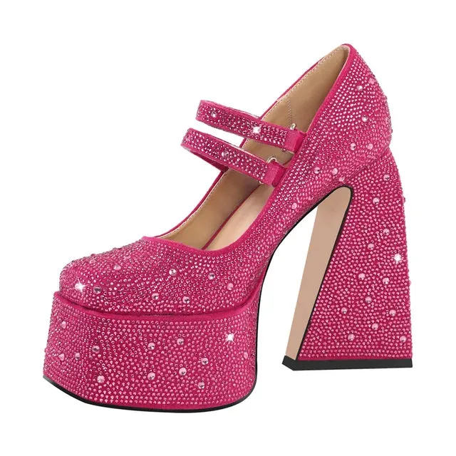 Pumps Queen Rivars (Fuchsia)