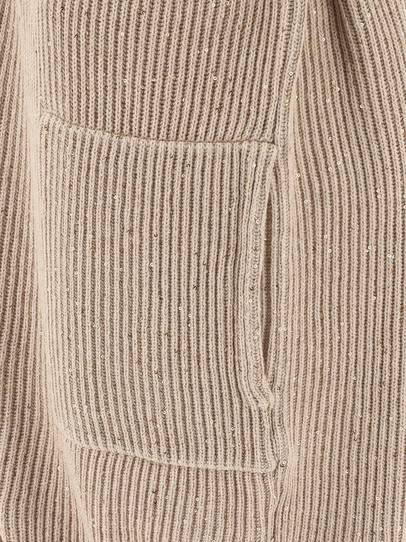 "DIAMANTE" RIBBED CARDIGAN