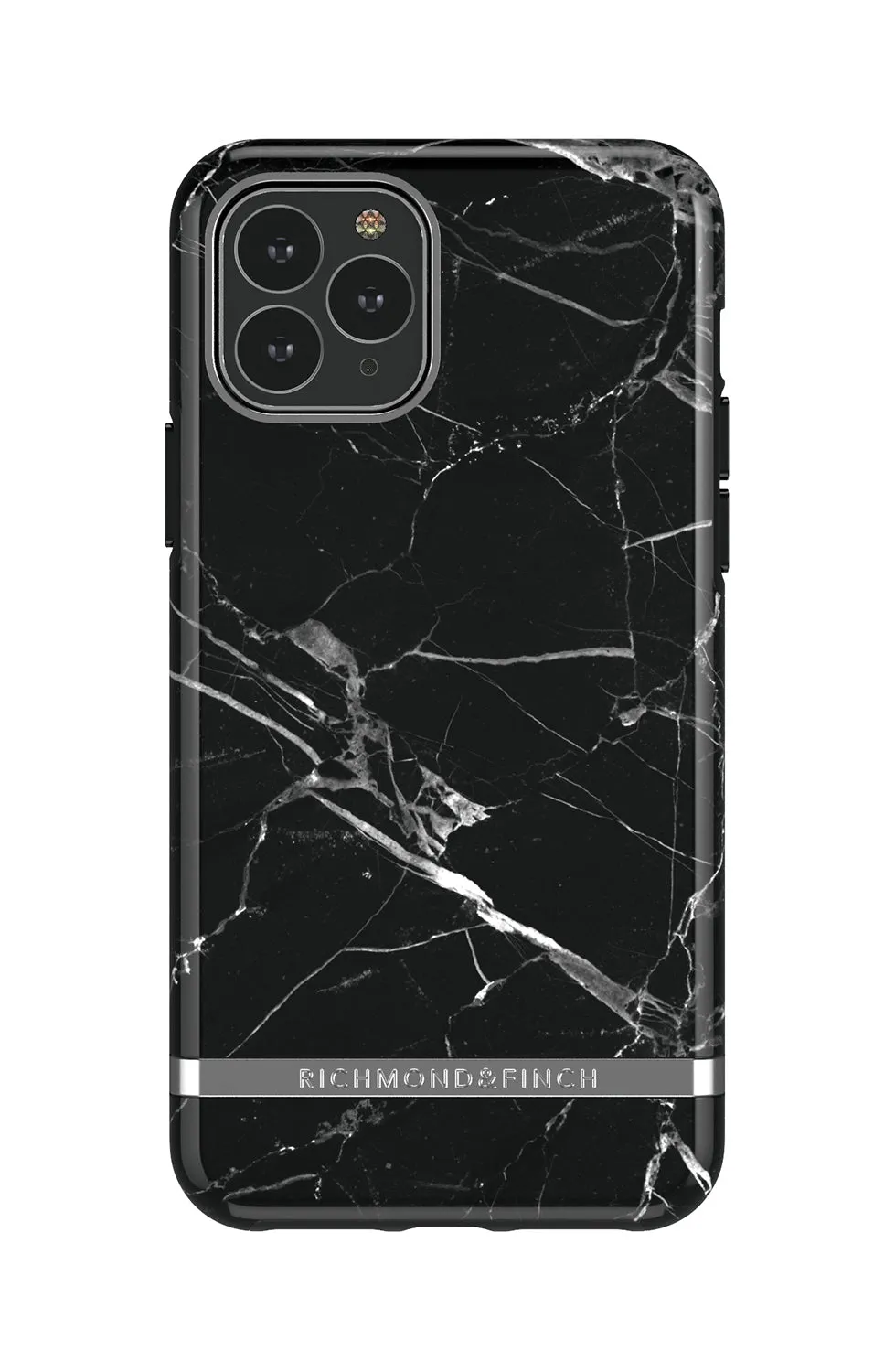 RICHMOND & FINCH Case iPhone 11/Pro/Pro Max - Black Marble / Silver