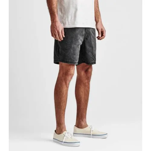 ROARK - PORTER 17'' CHINO SHORT - Black Wash