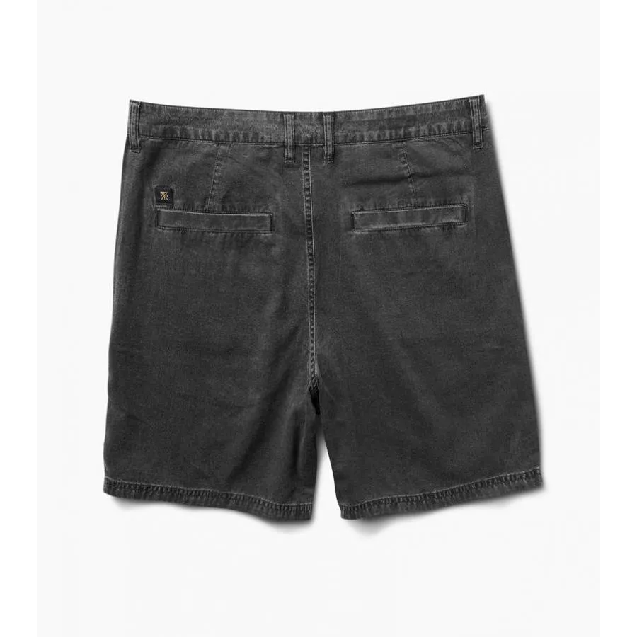 ROARK - PORTER 17'' CHINO SHORT - Black Wash