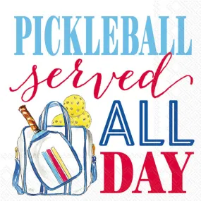 Rosanne Beck Pickleball Paper Cocktail Napkins