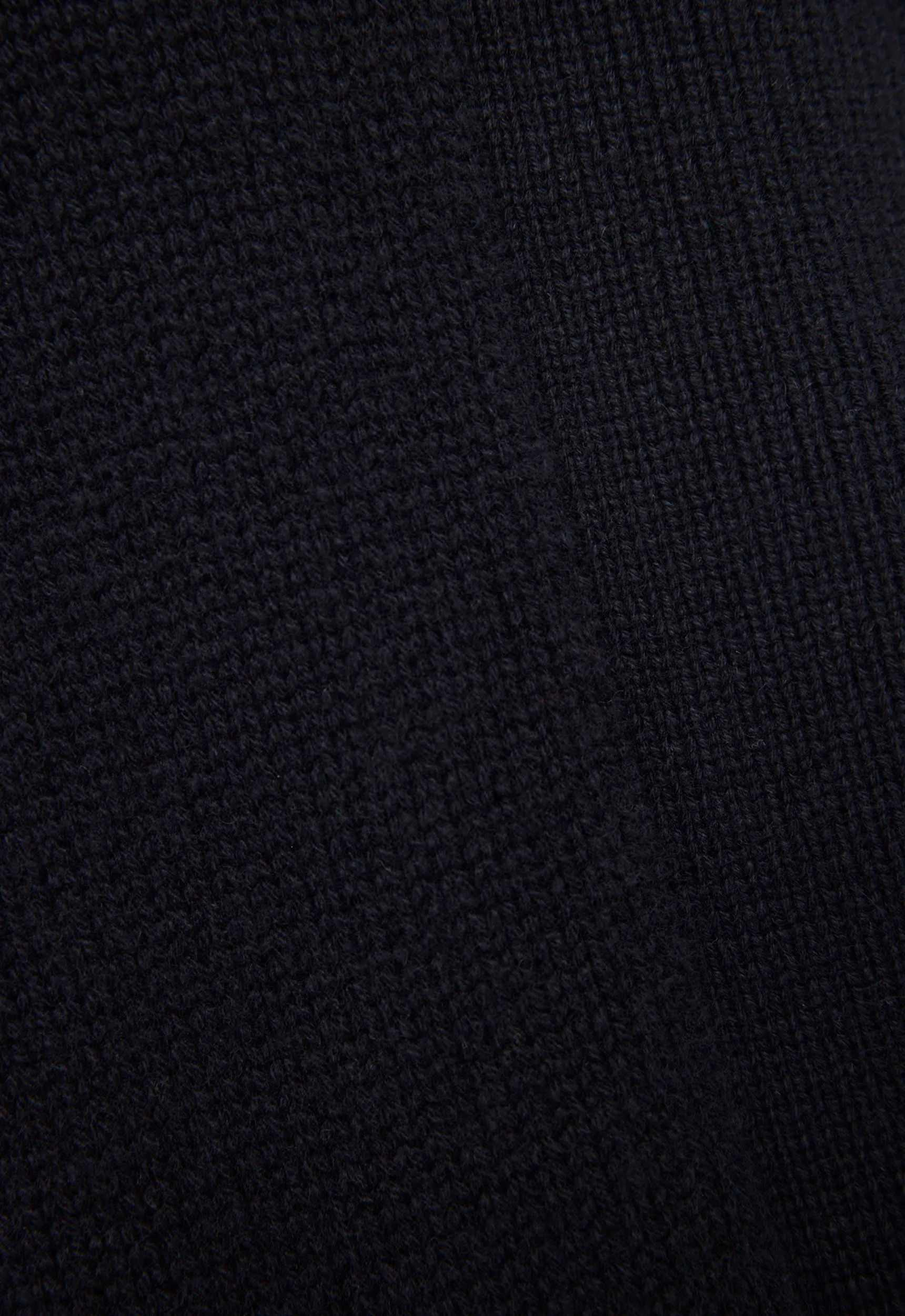 Saddle Cashmere Jacket - Black