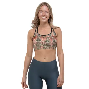 Scaling lizard sport bra