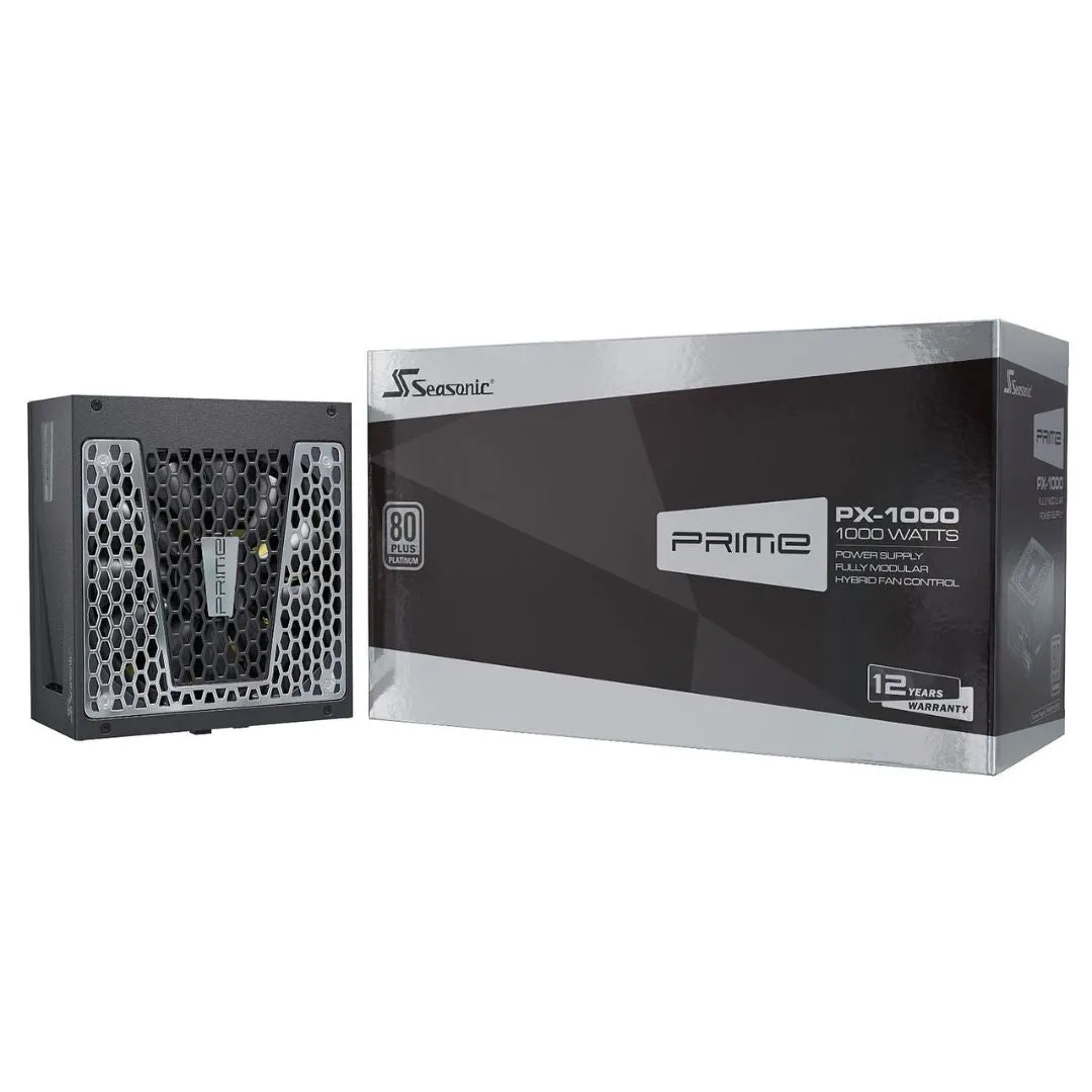 Seasonic PRIME PX-1000, 1000W 80  Platinum, Full Modular, PCIe 5.0