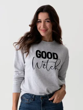 Shiraleah "Good Witch" Sweatshirt, Grey