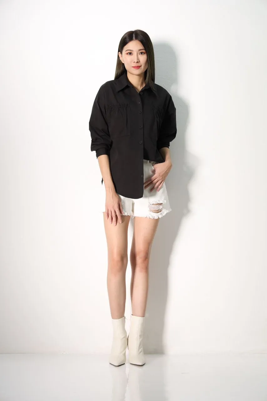 Sion Oversized Pocket Shirt