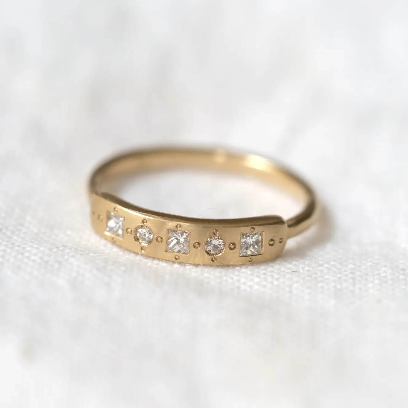 Starry Sky Princess Diamond Ring