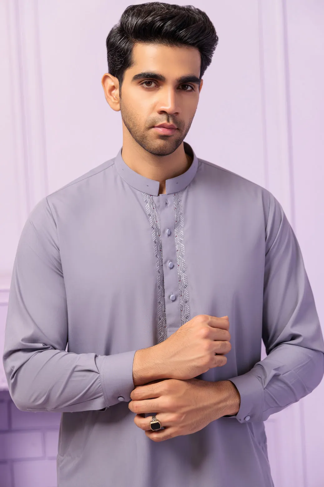 STONE-BLENDED-KURTA SHALWAR - (KSRS24-029) BIN 55 M6