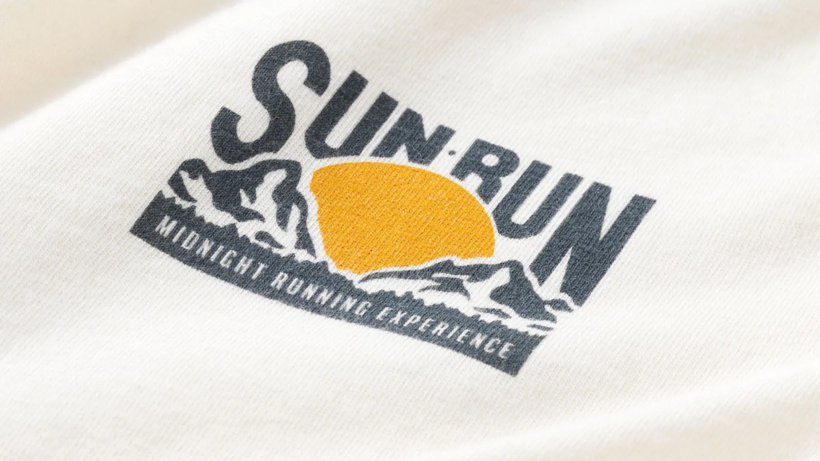 SUN RUN T–SHIRT WOMEN'S - OFF WHITE