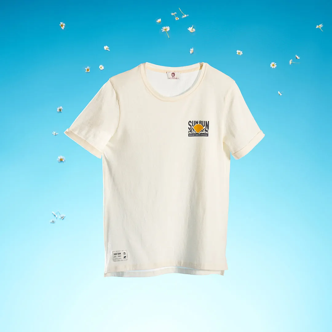 SUN RUN T–SHIRT WOMEN'S - OFF WHITE