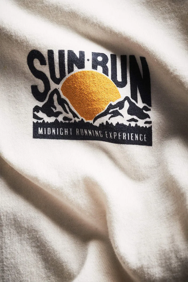 SUN RUN T–SHIRT WOMEN'S - OFF WHITE