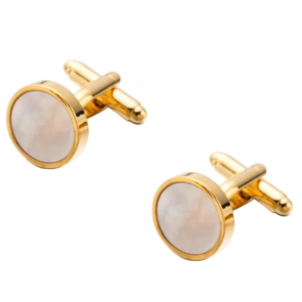 The Octave Mother Of Pearl Cuff Links