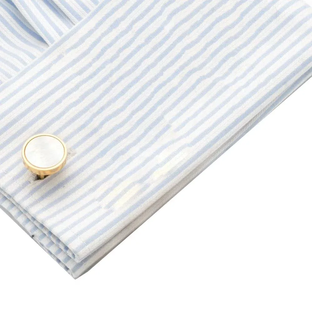 The Octave Mother Of Pearl Cuff Links