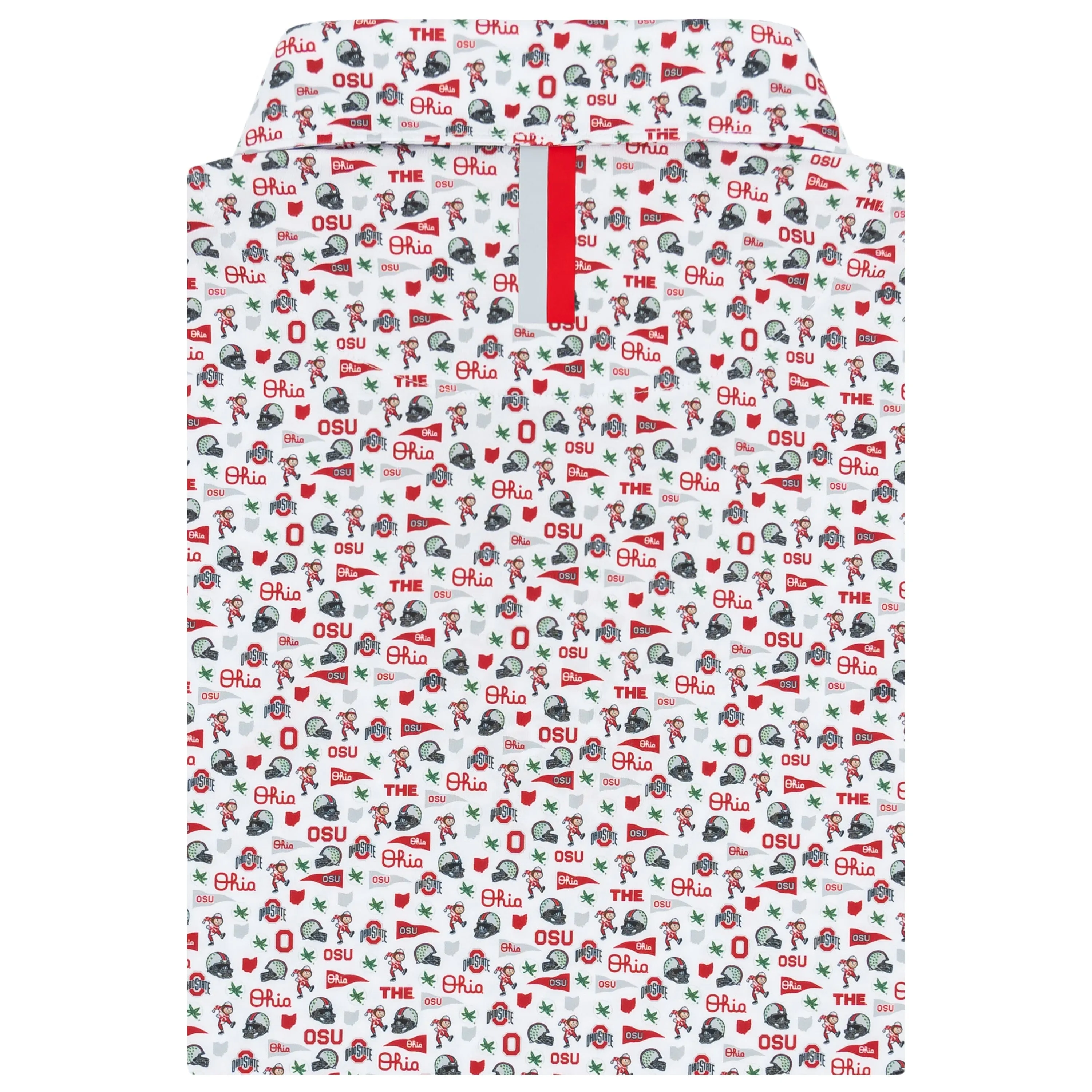 The Ohio State Gameday | Collegiate Polo | The Ohio State Gameday - White/Roar Red