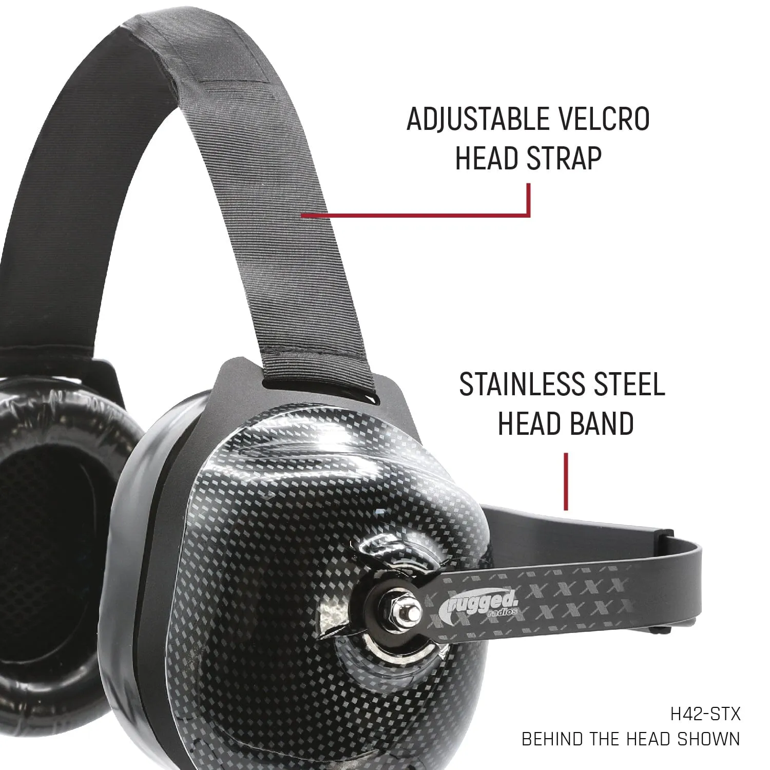 ULTIMATE HEADSET for STEREO and OFFROAD Intercoms - Over The Head or Behind The Head