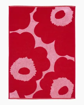 unikko hand towel pink