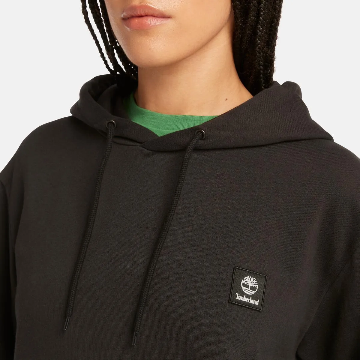 Unisex Woven Badge Hoodie