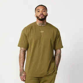 Vanquish Essential Olive Green Oversized T Shirt