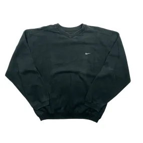 Vintage 90s Black Nike Sweatshirt - Large