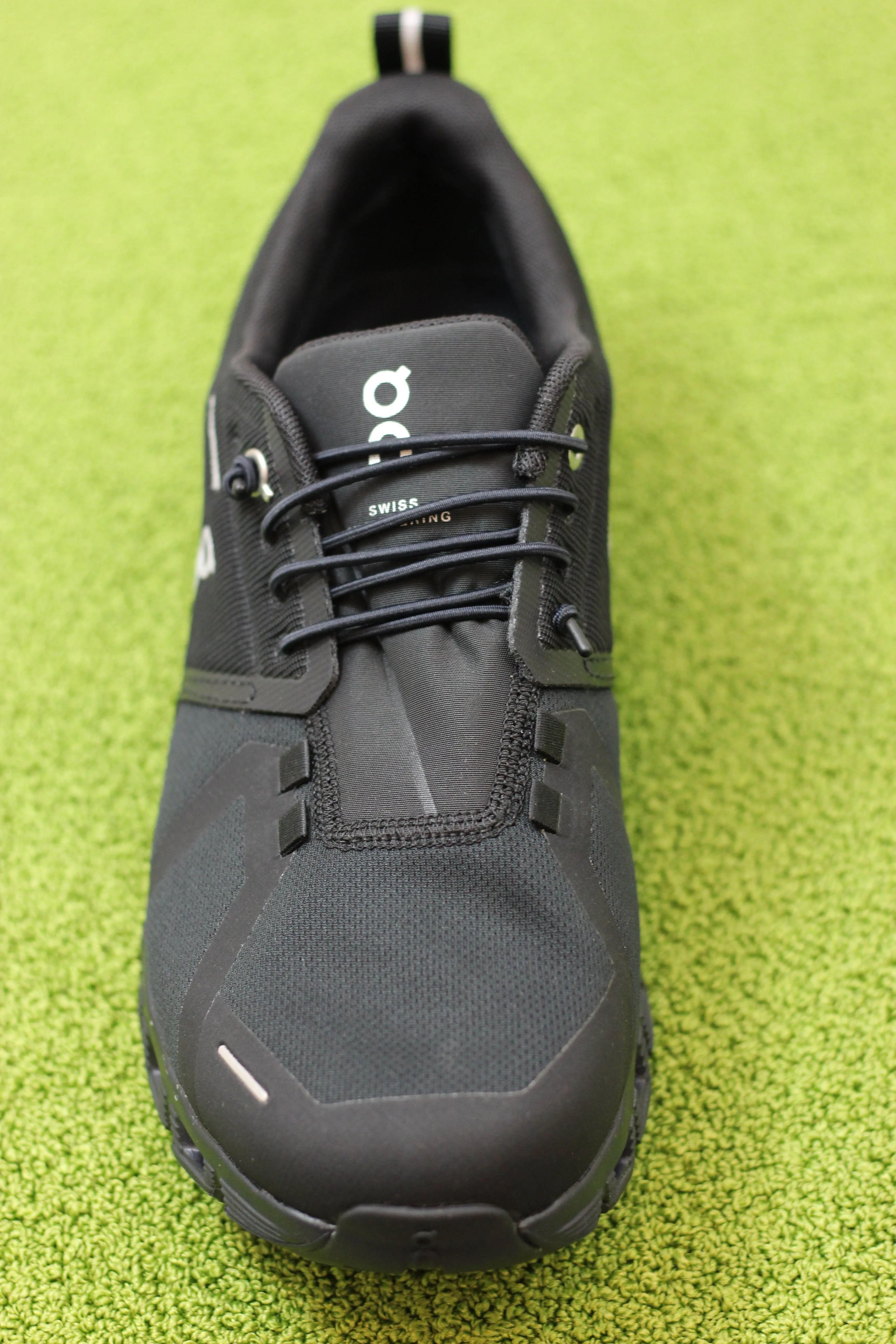 Womens Cloud5 Waterproof Sneaker - All Black Nylon