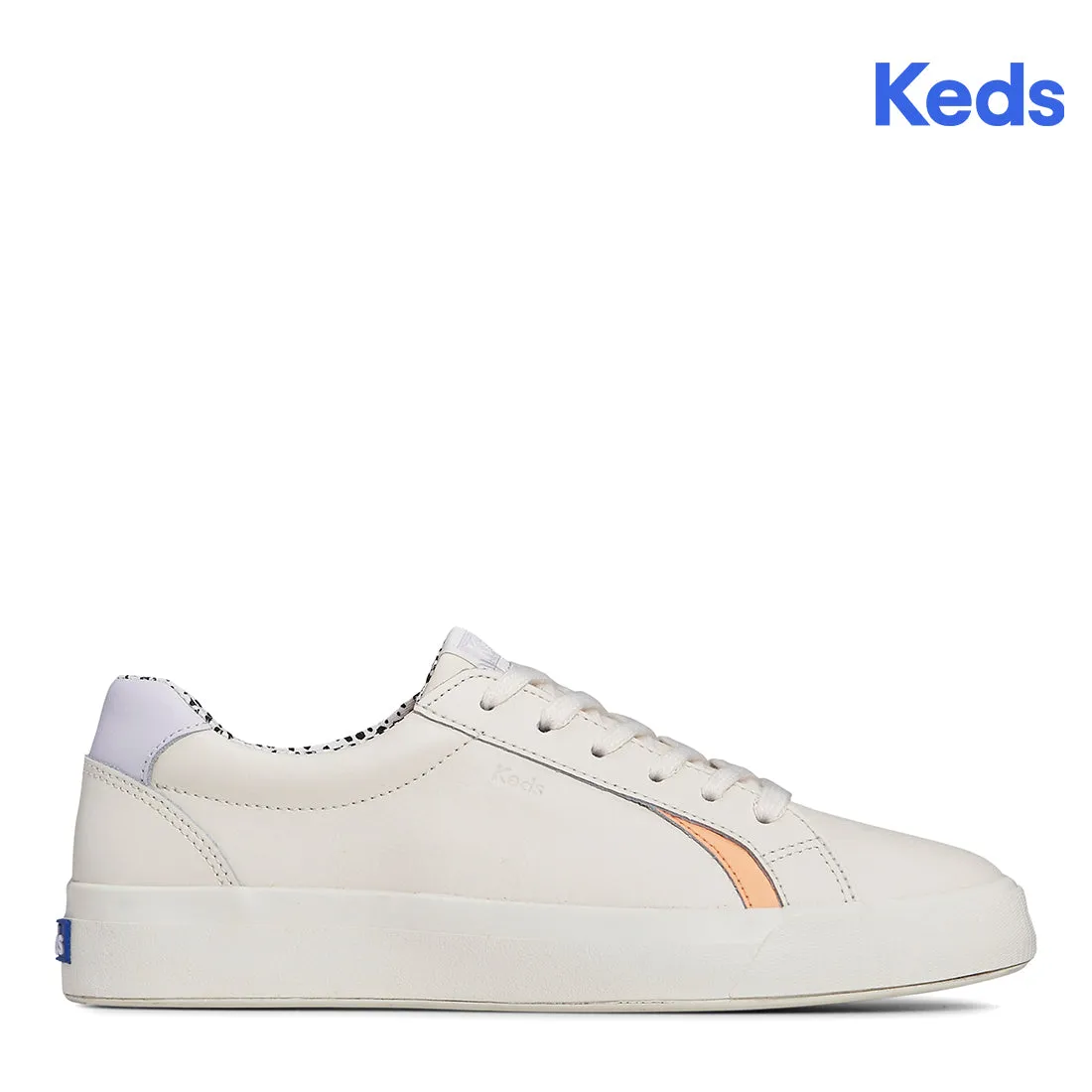 Women's Pursuit Leather Pop Linning Sneaker Cream/Multi (WH67976)