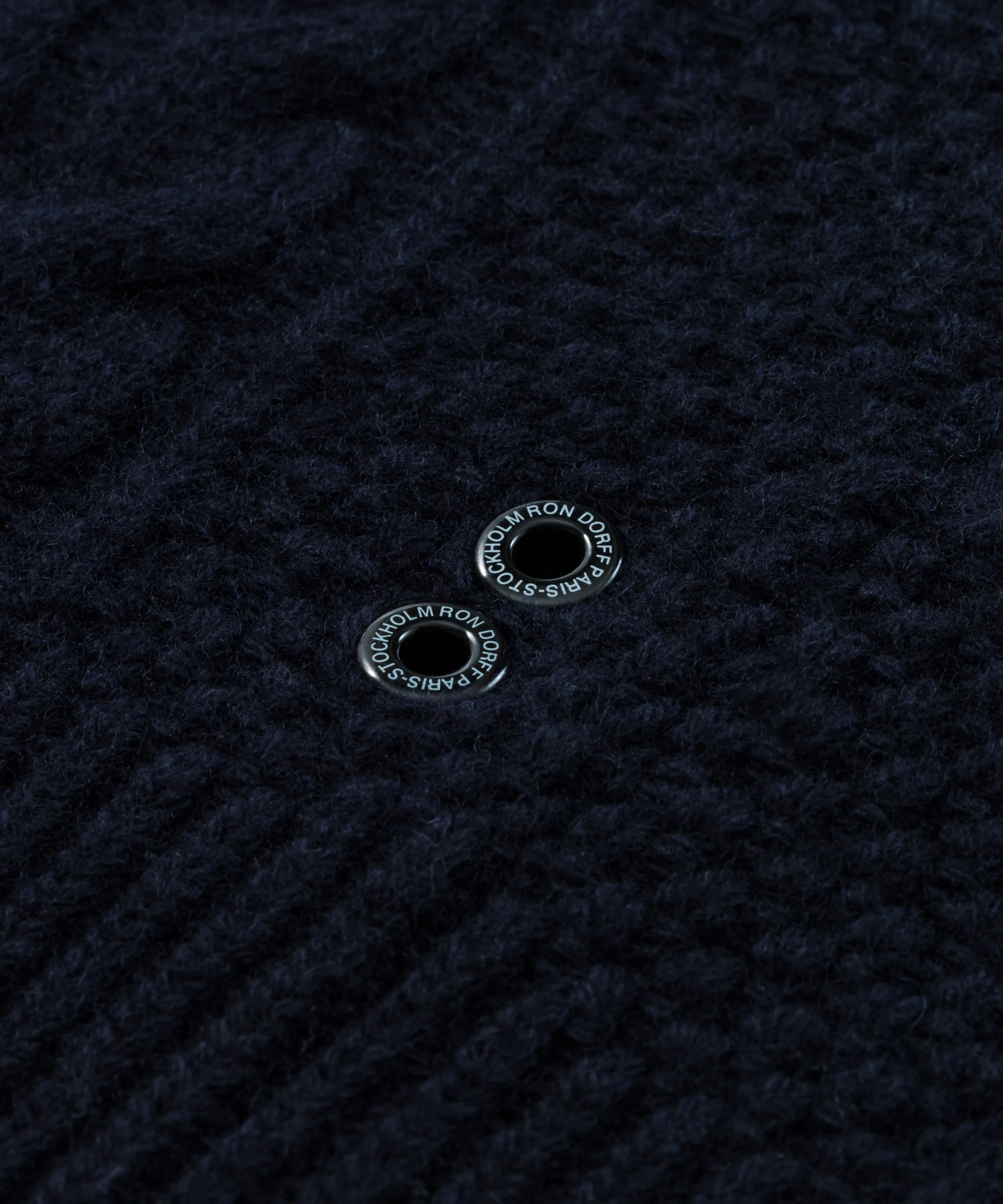 Wool Cashmere Telemark Sweater Turtle Neck: Navy